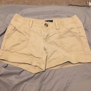 American eagle khaki shorts